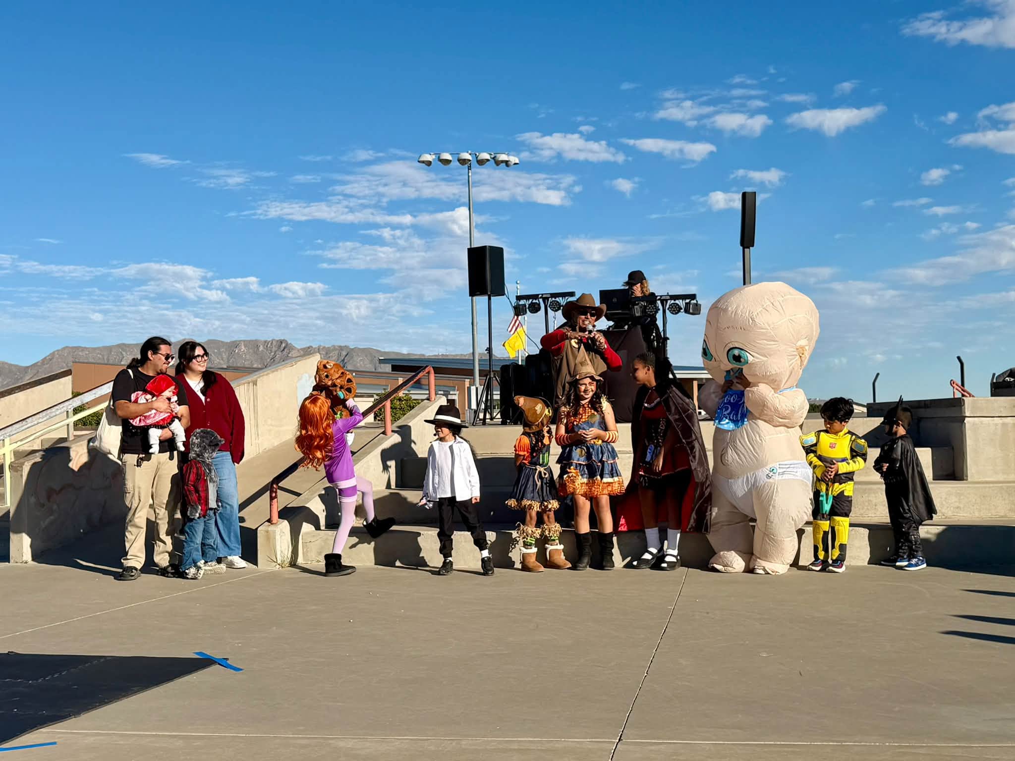 Families enjoying the 2026 Sunland Park Fall Festival