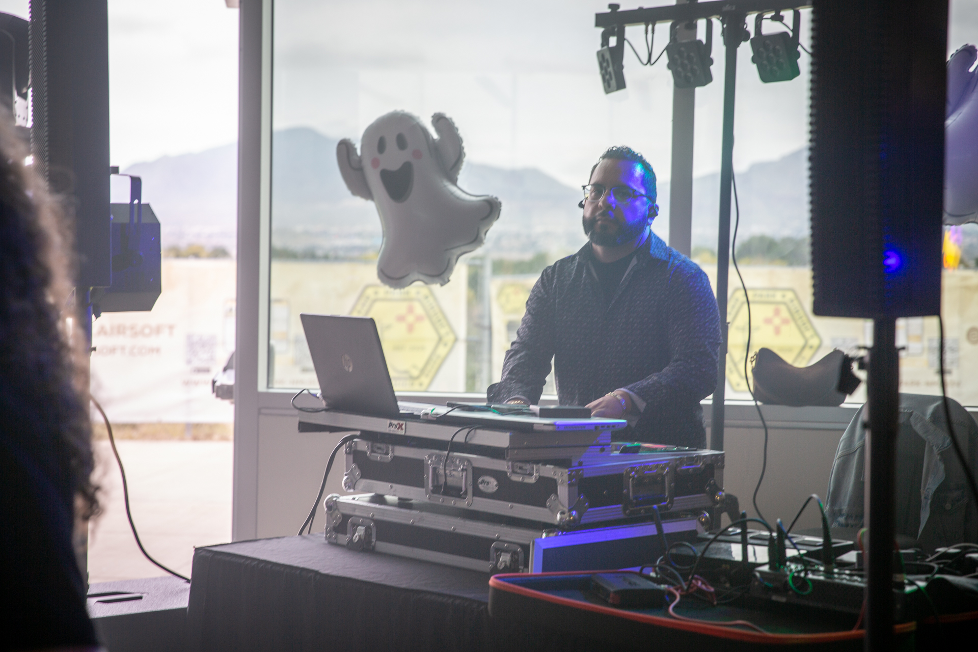 The DJ setup that kept the music going