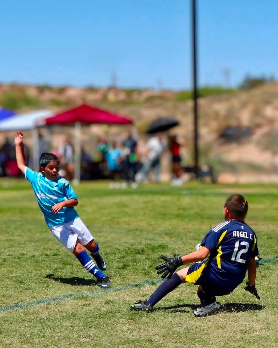 Copa Rey de Reyes soccer action 1