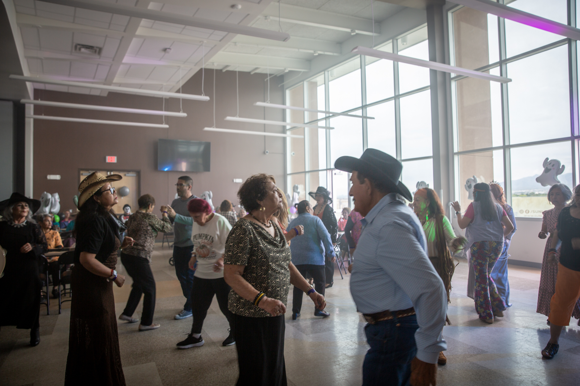 A full dance floor