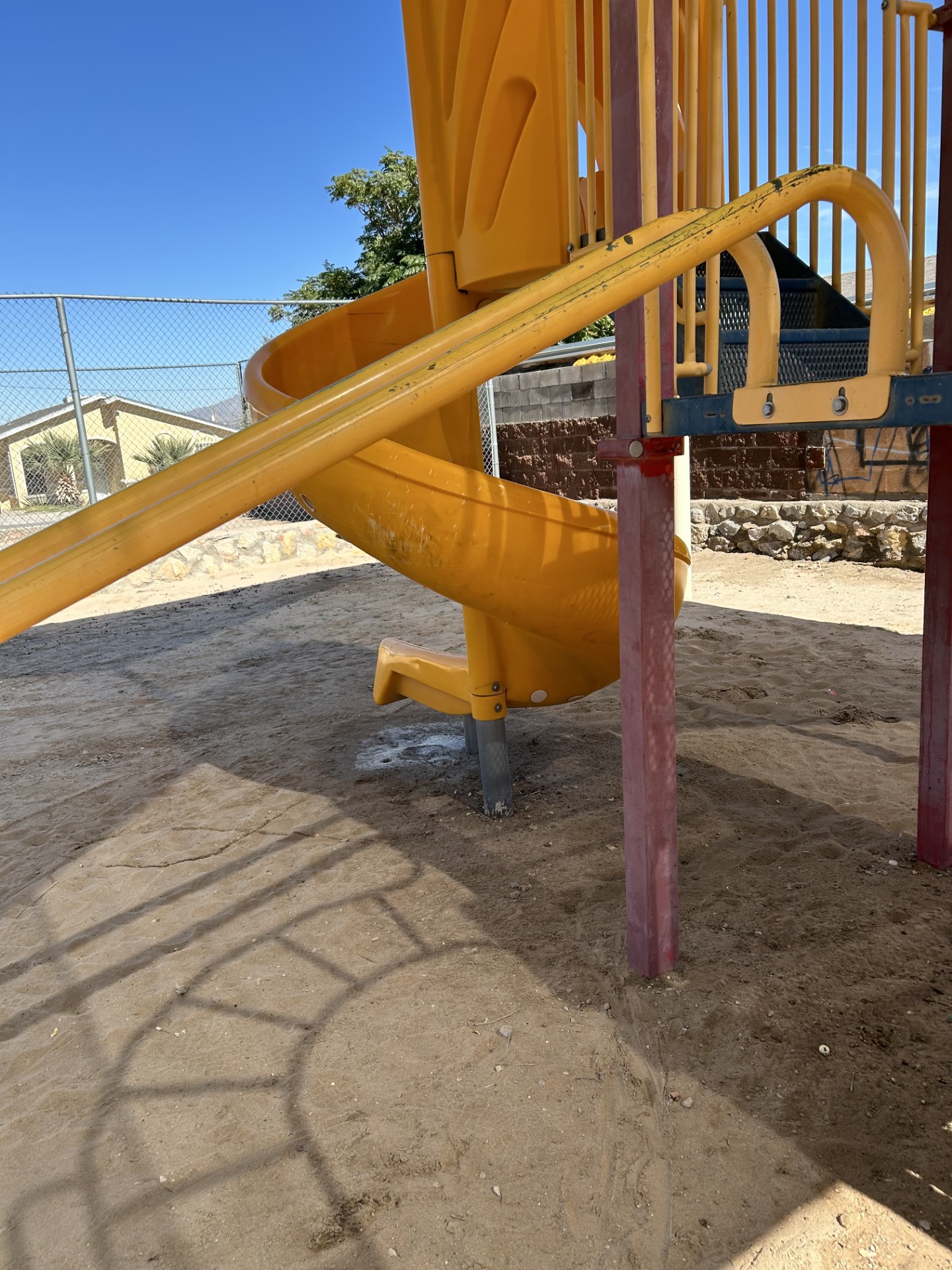 The same slide after cleanup